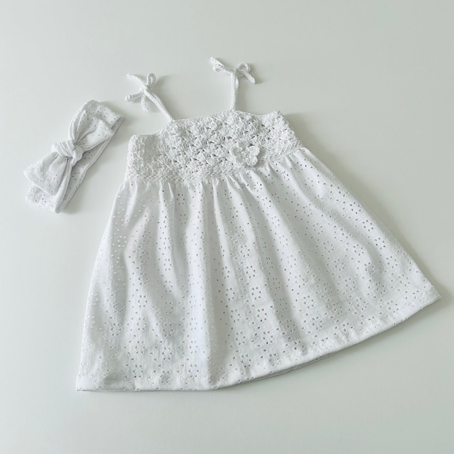 Lacy Dress - White